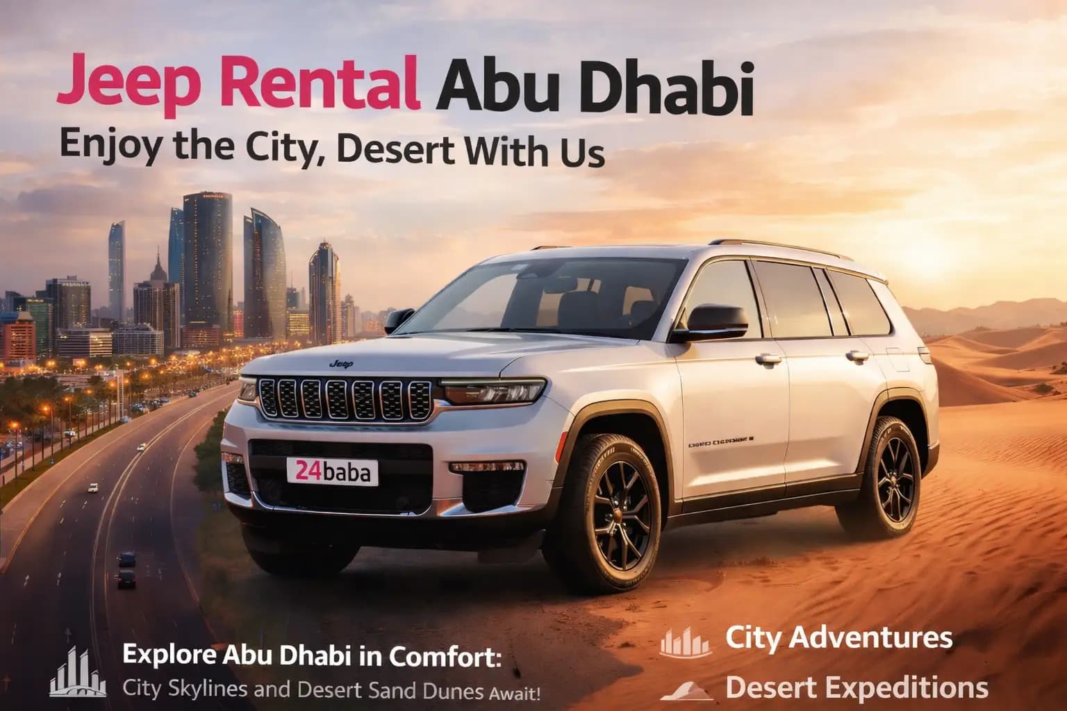 Jeep Rental Abu Dhabi Enjoy the City Desert With Us